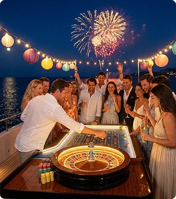Festive Celebration roulette table