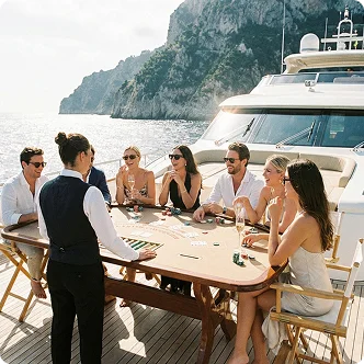 Event team preparing a themed celebration